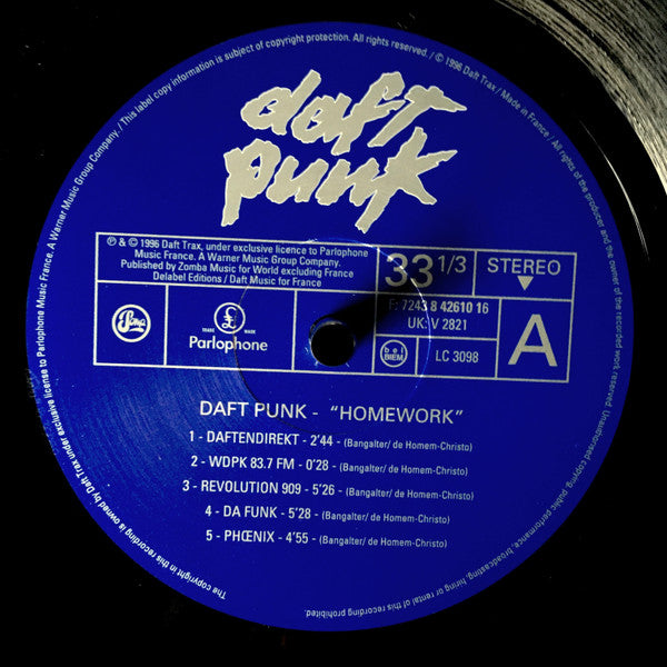 Daft Punk – Homework (2xLP, Reissue, 2019)