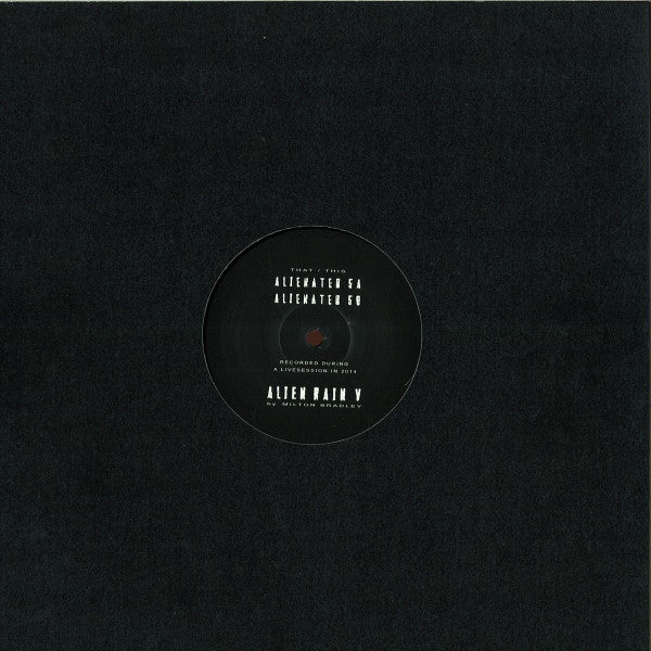 Milton Bradley - Alien Rain V (Alien Rain Records, 2015)