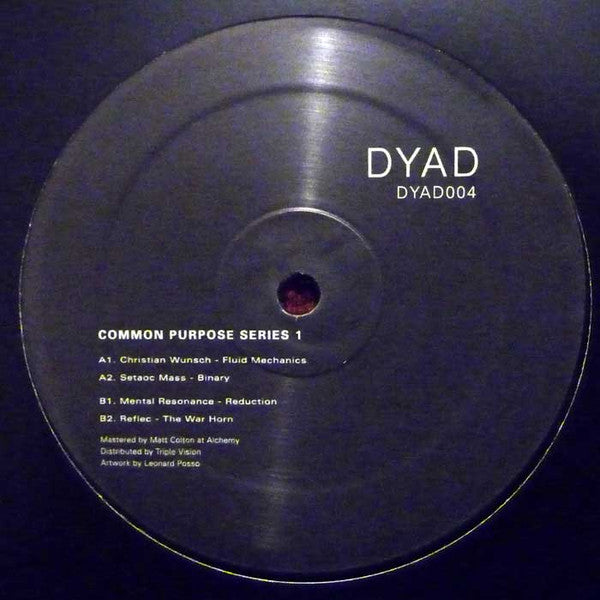 Various – Common Purpose Series 1 Dyad Records, 2016 | 12" EP | Hypnotic Techno