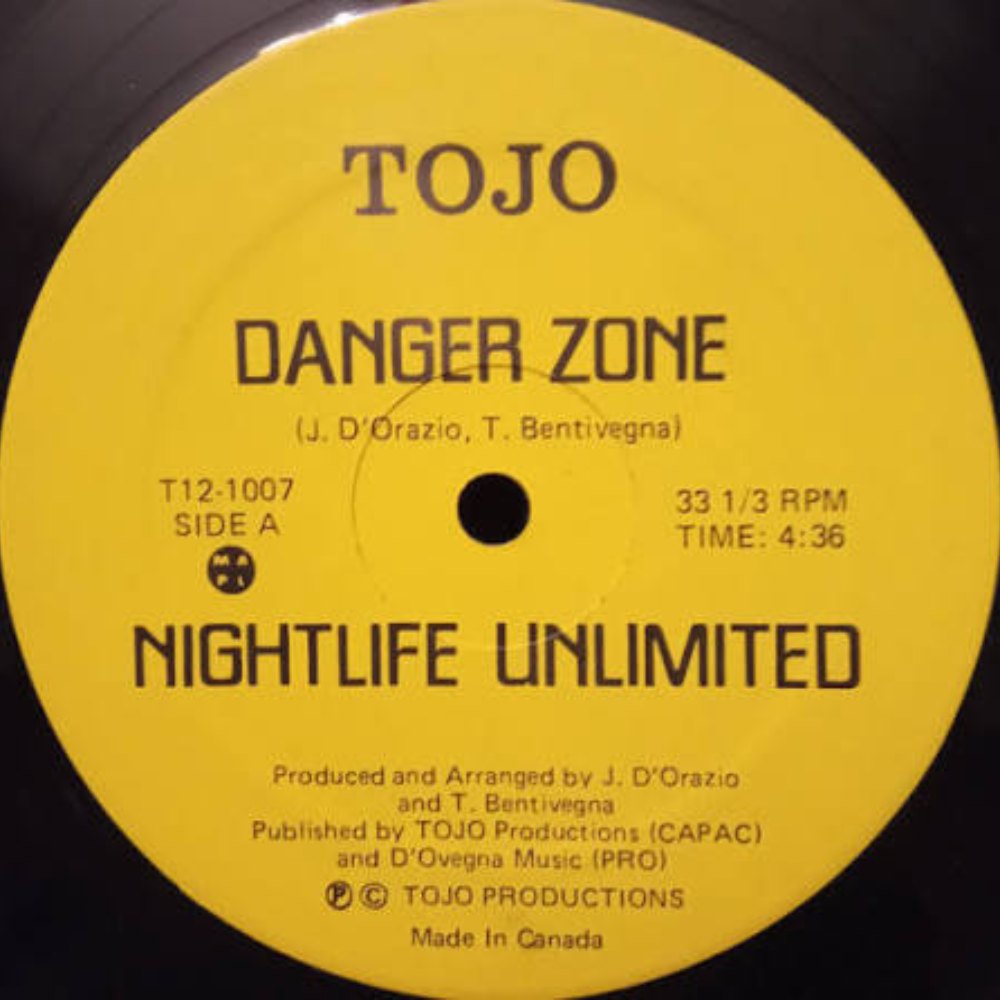 TOJO, Danger Zone en vinilo